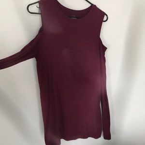 Burgundy plain top